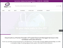 Tablet Screenshot of cloudcarib.com